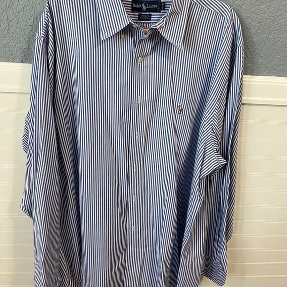 Ralph Lauren Yarmouth Striped Button Down - Picture 1 of 4